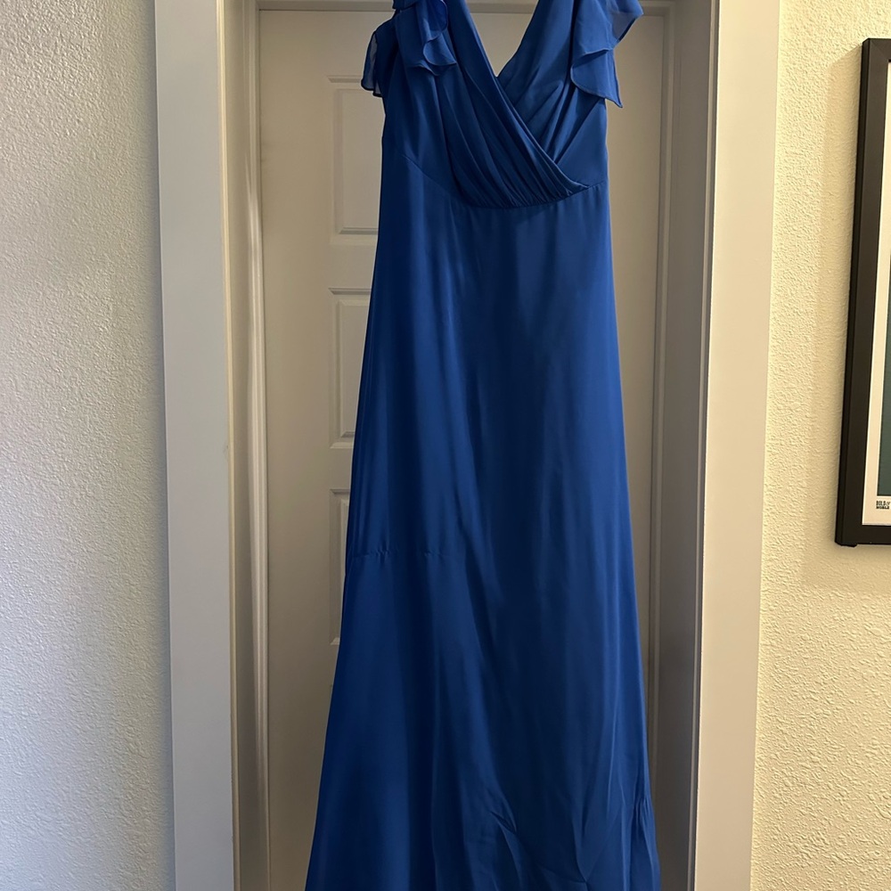 Elegant Blue Women's Dress